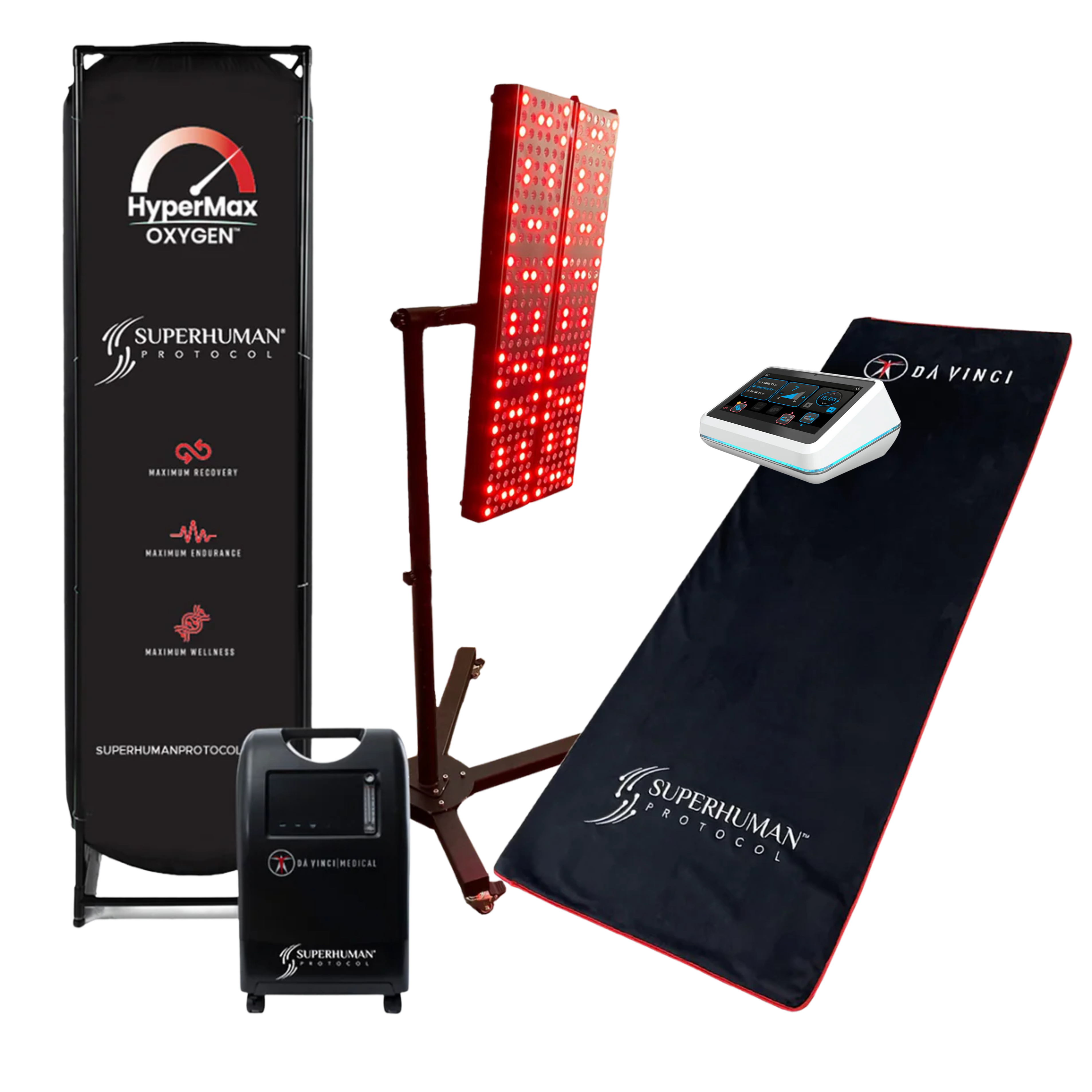 Superhuman Protocol Consumer Package - PEMF, EWOT, and Red Light Therapy
