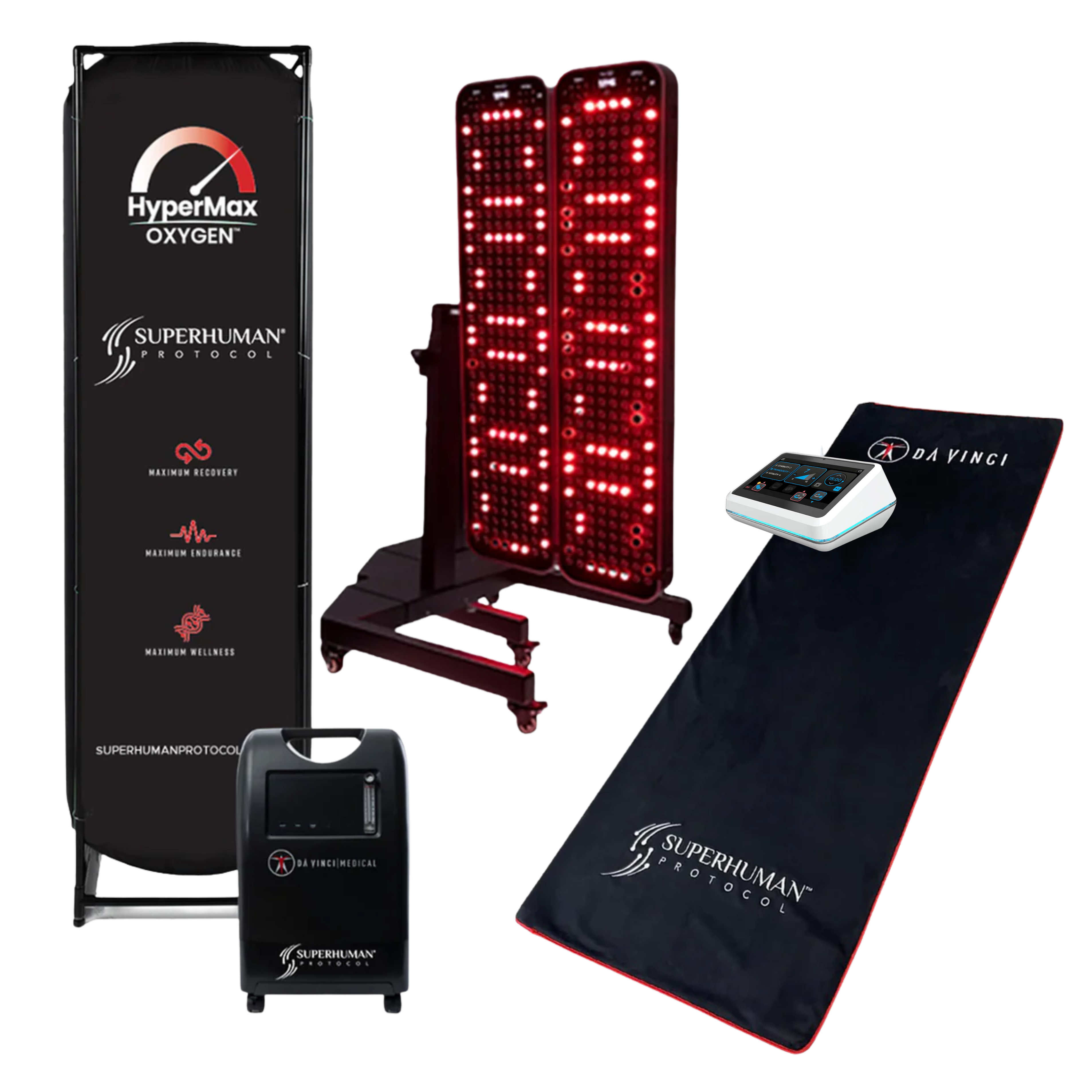 Superhuman Protocol Consumer Pro Package - PEMF, EWOT, and Red Light Therapy