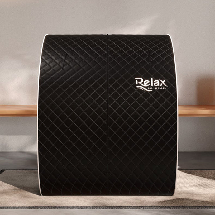 infrared tent sauna Relax Black Portable Far Infrared Sauna Tent – Da Vinci Medical