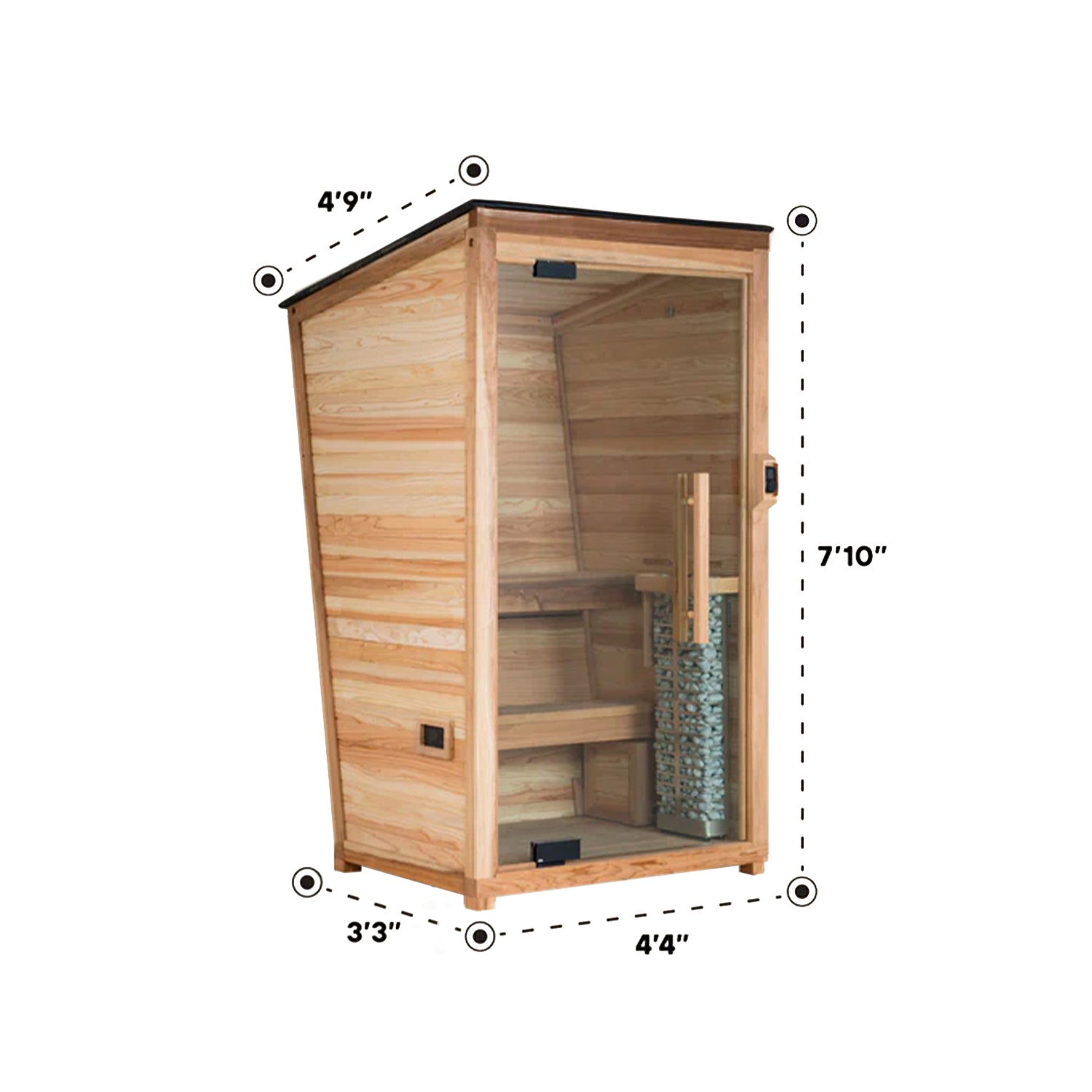 The Sauna Mini Dry Heat System by Plunge